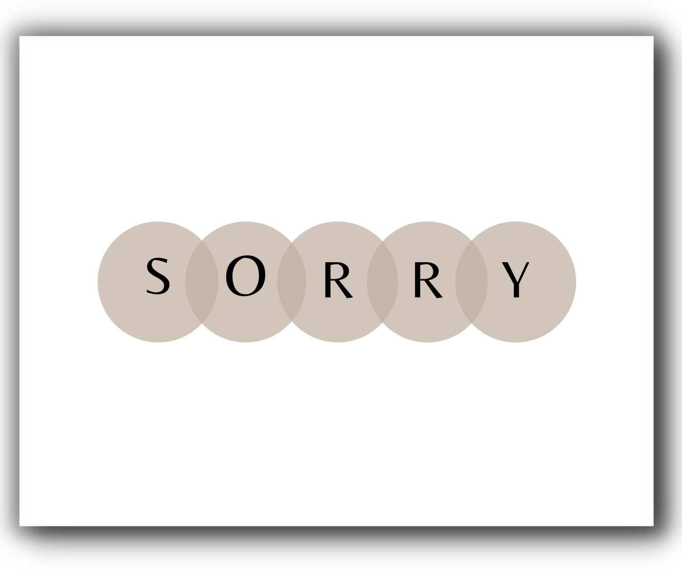 Sorry
