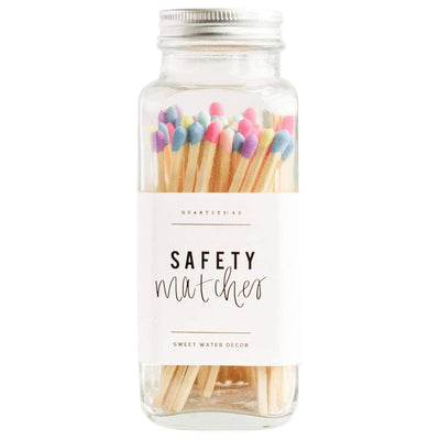 Multicolor Rainbow Matches | Glass Jar