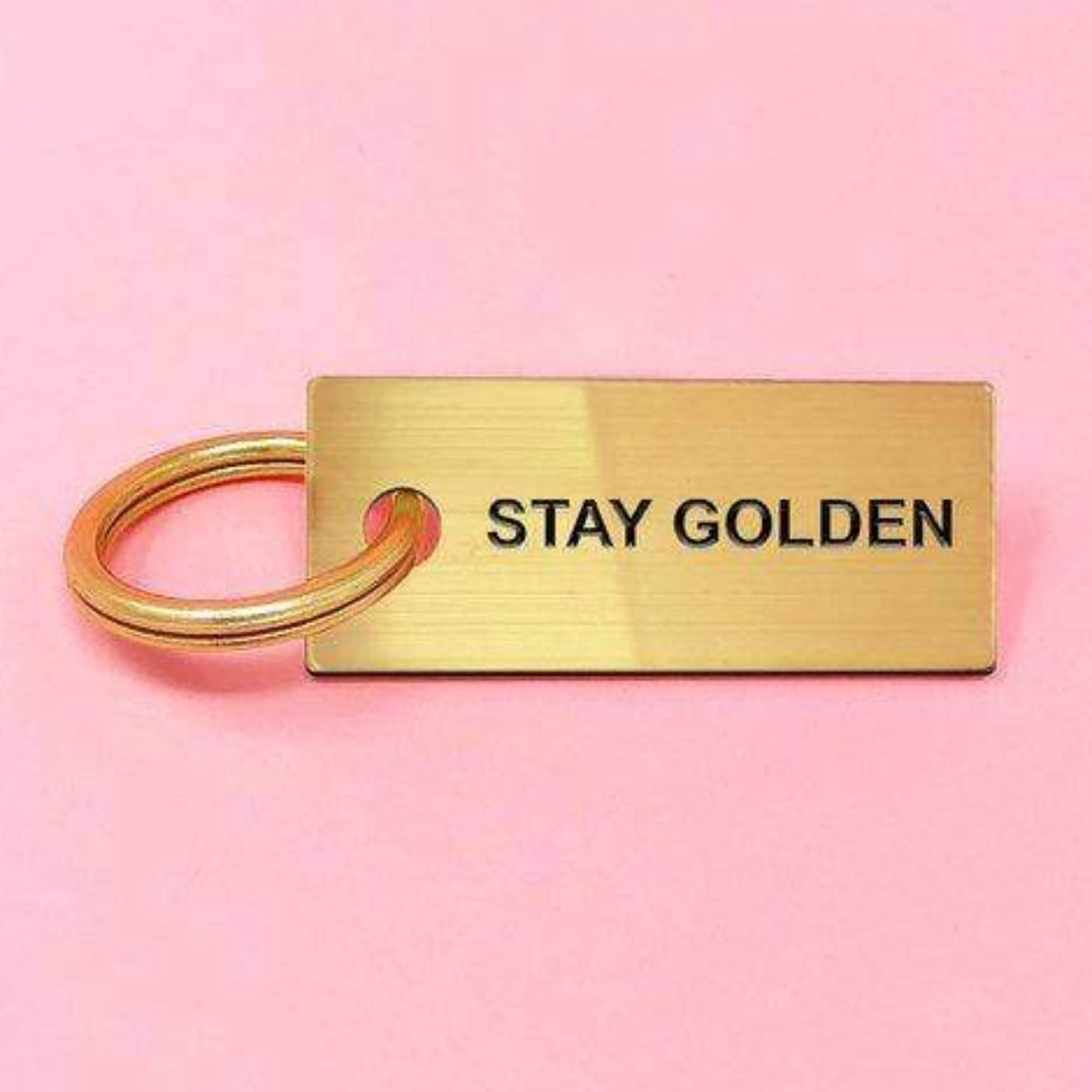Stay Golden Keychain