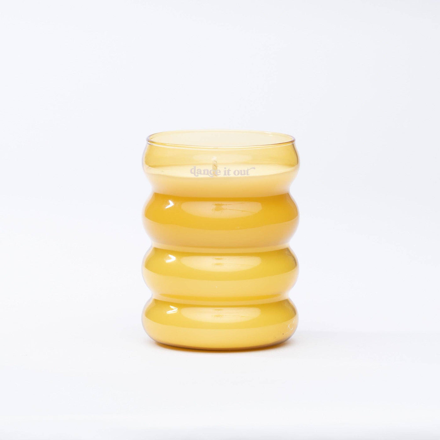 dance it out • wiggle collection  • yellow • 9 oz soy candle