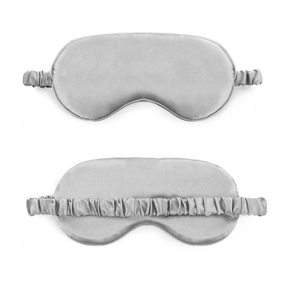Gray Satin Sleep Mask