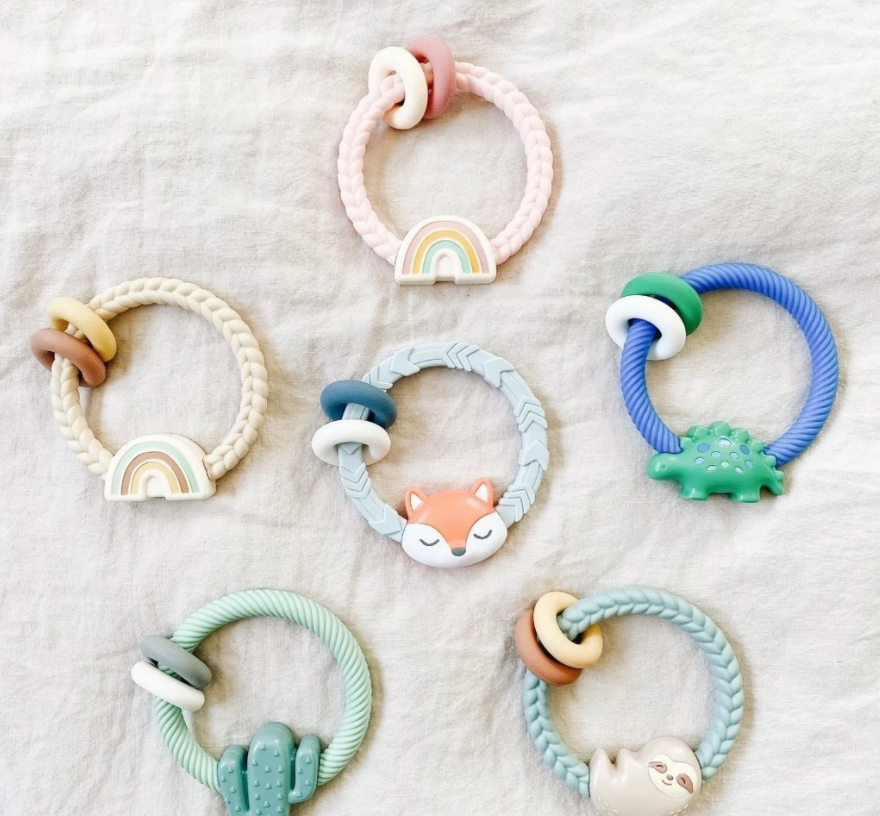 Silicone Teether Rattle